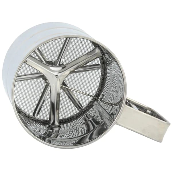 Flour Sifter Stainless Steel ��� Double Layer Fine Mesh Baking