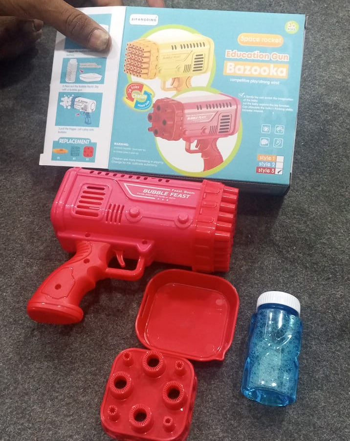 Bazooka Bubble Gun Toy ��� Fun Automatic Bubble M