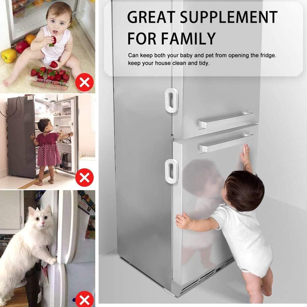 Child Safety Refrigerator Lock ��� Self Adhesive